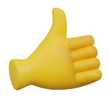 Like Emoji  3D Icon