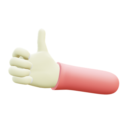 Like Finger Gesture  3D Icon