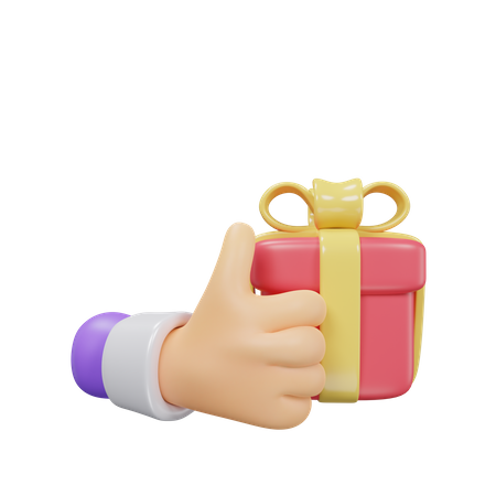 Like Gift  3D Icon