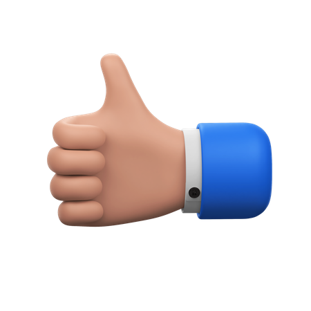 Like Hand Gesture  3D Icon