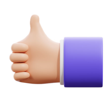 Like Hand Gesture  3D Icon