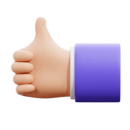 Like Hand Gesture  3D Icon