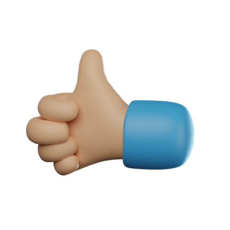 Like Hand Gesture  3D Icon