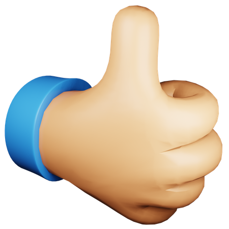 Like Hand Gesture  3D Icon