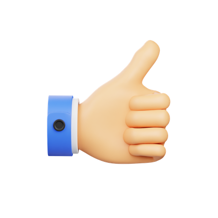 Like Hand Gesture  3D Icon