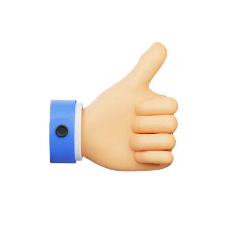 Like Hand Gesture  3D Icon