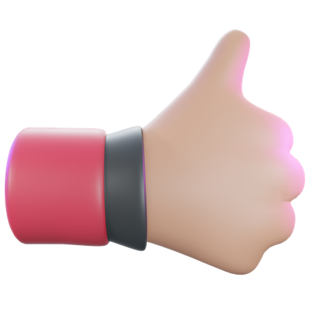 Like hand gesture  3D Icon