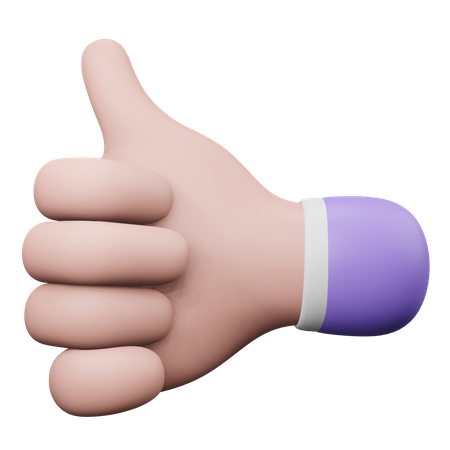 Like Hand Gesture  3D Icon
