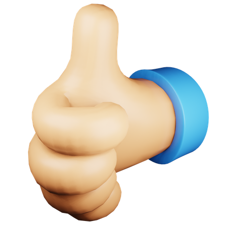 Like Hand Gesture  3D Icon
