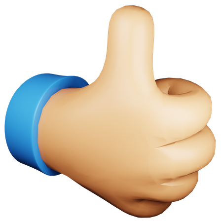 Like Hand Gesture  3D Icon