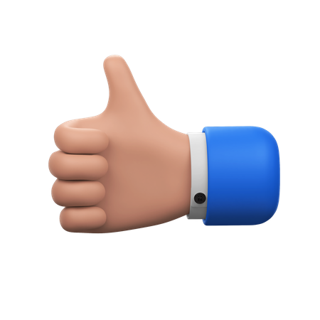 Like Hand Gesture  3D Icon