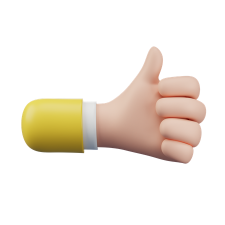 Like Hand Gesture  3D Icon