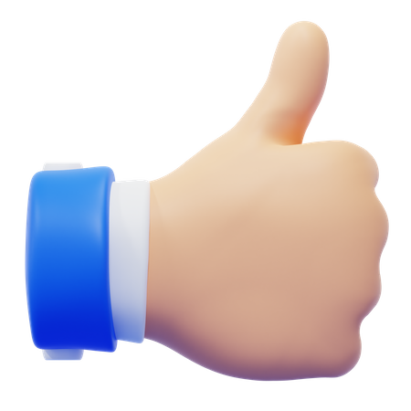Like Hand Gesture 3D Icon