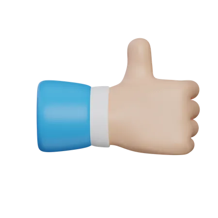 Like Hand Gesture 3 D 3D Icon