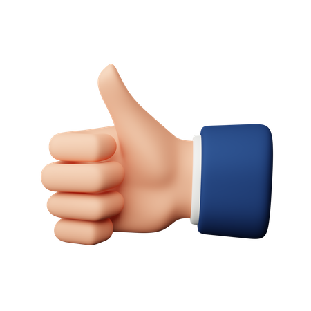 Like hand gesture  3D Icon