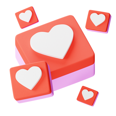 Like Heart  3D Icon
