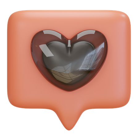 Like Heart  3D Icon