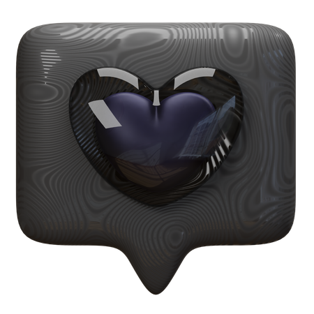 Like Heart  3D Illustration