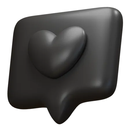 Like Heart  3D Illustration