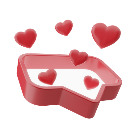 Like Icon A Lot  3D Icon