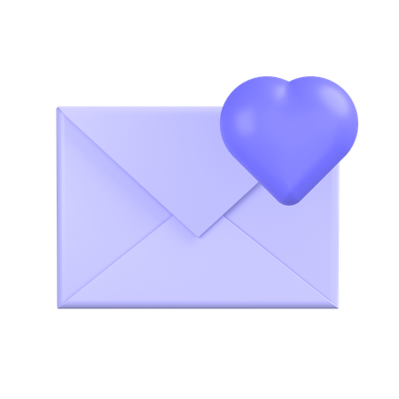 Like Mail  3D Icon