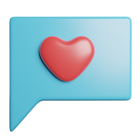Like Message  3D Icon