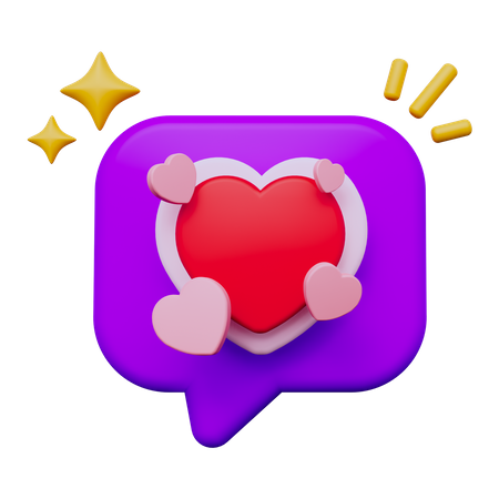 Like Notification  3D Icon