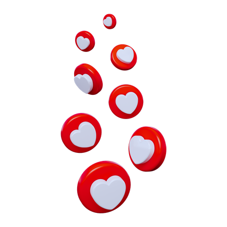 Like Notification  3D Icon