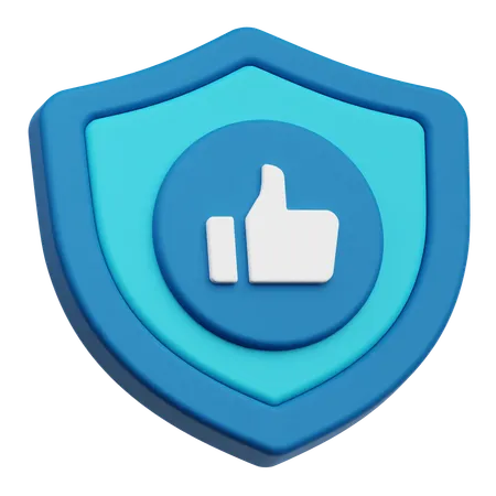 Like Protection  3D Icon