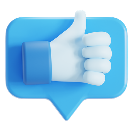Like social media  3D Icon