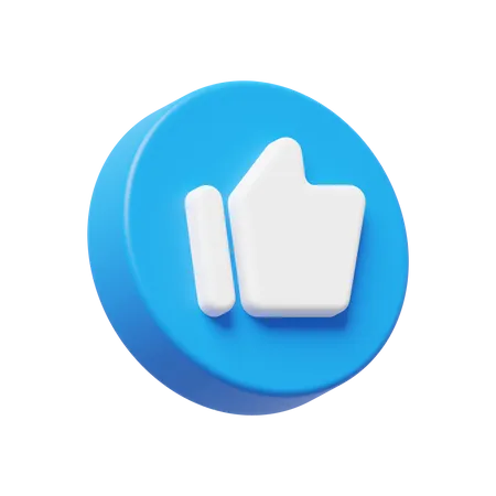 Like Thumbs Up  3D Icon