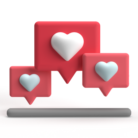 Likes  3D Icon