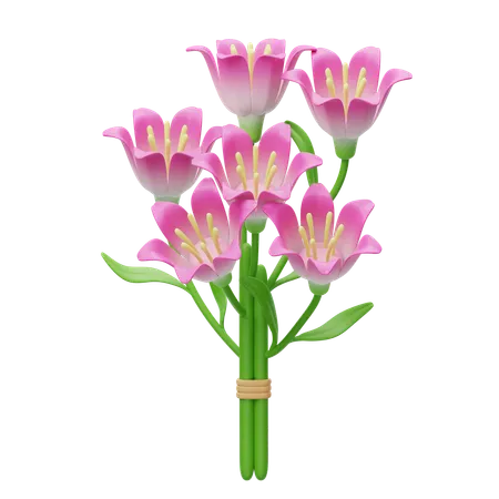 Lily Bouquet  3D Icon