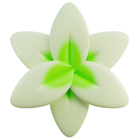 ユリの花  3D Icon