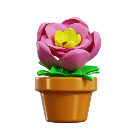 ユリの花  3D Icon