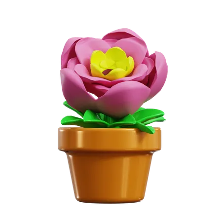 ユリの花  3D Icon