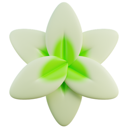 Lily Flower  3D Icon