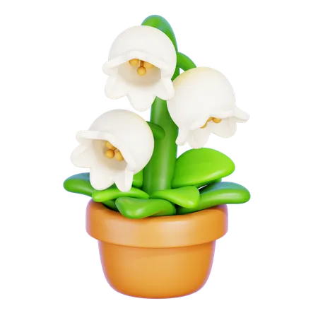 Lily of the Valley  3D Icon