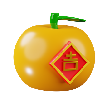 Laranja limão  3D Icon