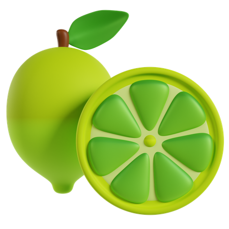 Lime  3D Icon