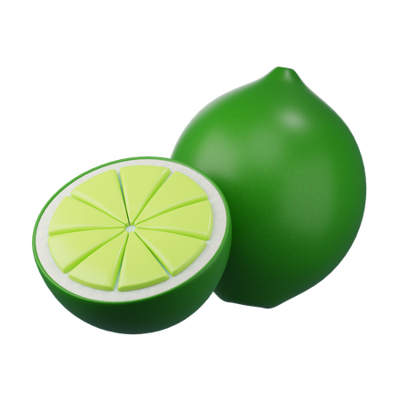 Lime 3d icon  3D Icon