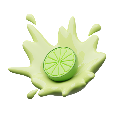 Lime juice  3D Icon