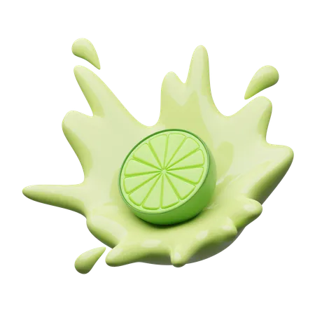 Lime juice  3D Icon