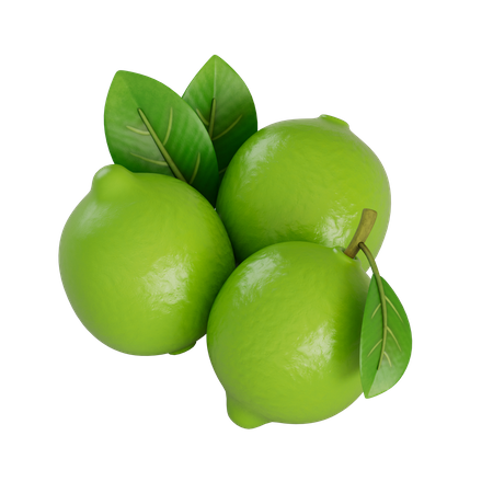 Limes  3D Illustration