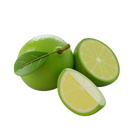 Limes  3D Illustration