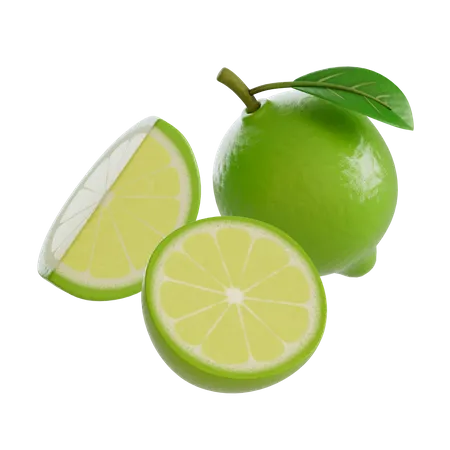 Limes  3D Illustration