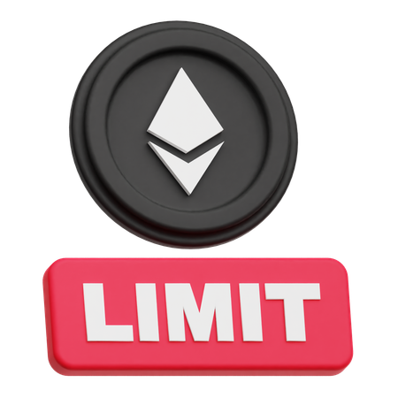 Limit Ethereum  3D Icon