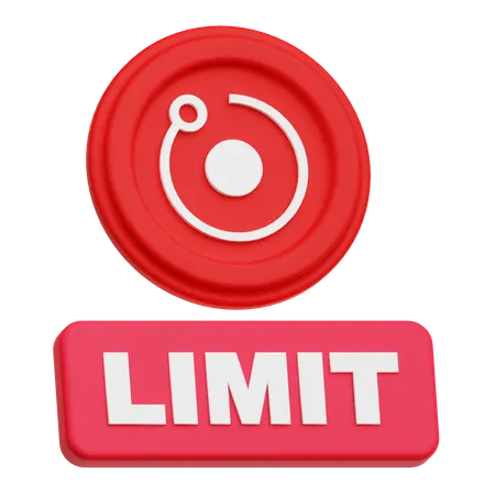 Limit Render Token  3D Icon