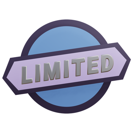 Limitado  3D Icon