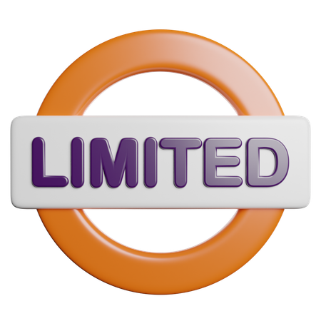 Limitado  3D Icon